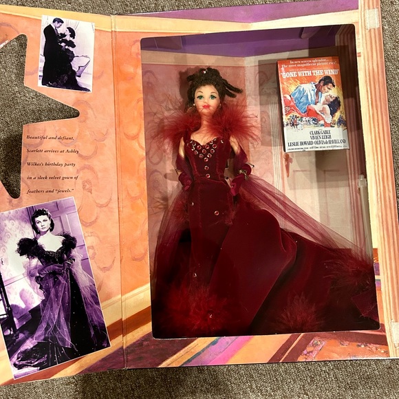 Barbie Gone with the Wind NIB Scarlett O’Hara doll.Hollywood Legends collection - Picture 7 of 13